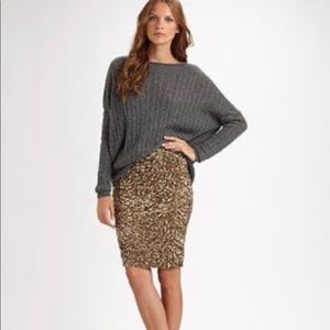 Vince sequin pencil skirt